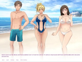 Swing&cuckold. Double Date, Wife Sharing On Public Beach-ep 13